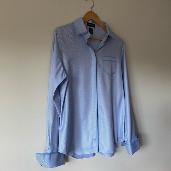 NWOT Pink Tartan Stretch Poplin Trompe L’Oeil - Picture 6 of 16